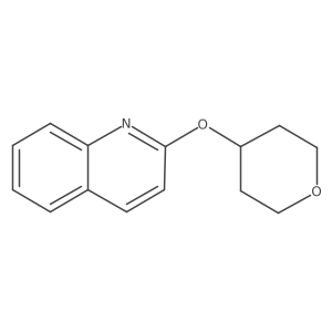 2-(Oxan-4-yloxy)quinoline结构式