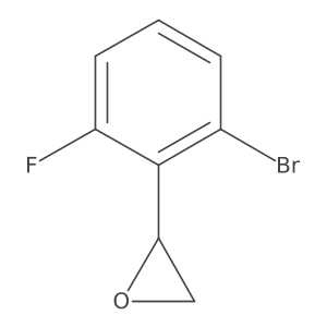 (2R)-2-(2-bromo-6-fluorophenyl)oxirane结构式
