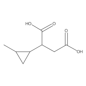 2-(2-Methylcyclopropyl)butanedioic acid Structure