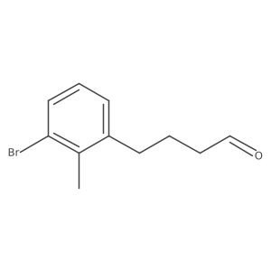 4-(3-Bromo-2-methylphenyl)butanal结构式