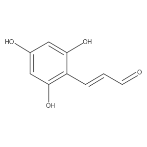 3-(2,4,6-Trihydroxyphenyl)prop-2-enal Structure