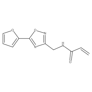 N-[[5-(Furan-2-yl)-1,2,4-oxadiazol-3-yl]methyl]prop-2-enamide Structure