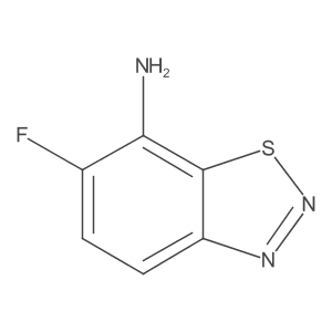 6-Fluorobenzo[d][1,2,3]thiadiazol-7-amine结构式
