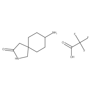 8-Amino-2-azaspiro[4.5]decan-3-one; trifluoroacetic acid结构式