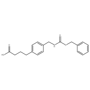 4-[4-({[(Benzyloxy)carbonyl]amino}methyl)phenyl]butanoic acid Structure