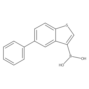 (5-Phenylbenzo[b]thiophen-3-yl)boronic acid Structure