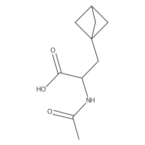 (2S)-3-{bicyclo[1.1.1]pentan-1-yl}-2-acetamidopropanoic acid Structure