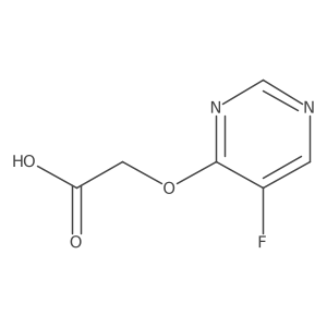 2-[(5-Fluoropyrimidin-4-yl)oxy]acetic acid Structure