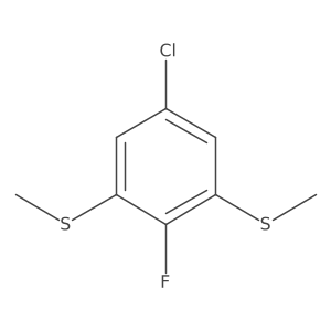 (5-Chloro-2-fluoro-1,3-phenylene)bis(methylsulfane) Structure