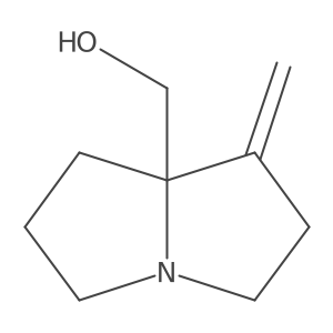 (S)-(1-Methylenetetrahydro-1H-pyrrolizin-7a(5H)-yl)methanol Structure