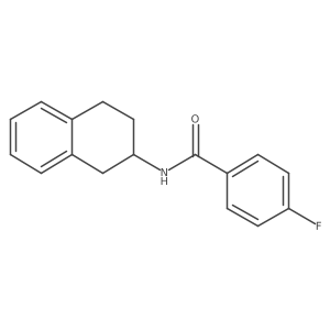 4-fluoro-N-(1,2,3,4-tetrahydro-2-naphthalenyl)Benzamide Structure