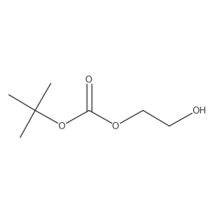 Tert-butyl 2-hydroxyethyl carbonate结构式