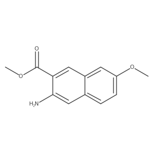 Methyl 3-amino-7-methoxy-2-naphthoate Structure
