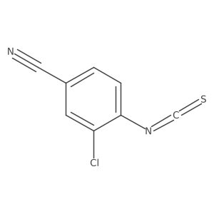 3-Chloro-4-isothiocyanato-benzonitrile结构式