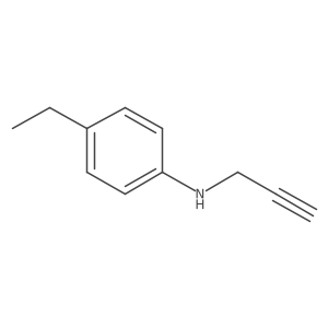 4-Ethyl-N-2-propyn-1-ylbenzenamine结构式