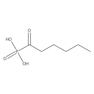 P-(1-Oxohexyl)phosphonic acid结构式