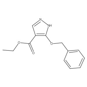 Ethyl 3-(benzyloxy)-1H-pyrazole-4-carboxylate Structure