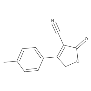 3-(4-methylphenyl)-5-oxo-2H-furan-4-carbonitrile Structure