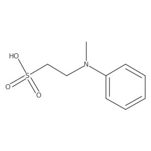 2-(Methylphenylamino)ethanesulfonic acid Structure