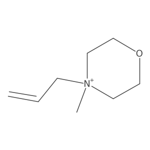 4-Methyl-4-(2-propen-1-yl)morpholinium Structure