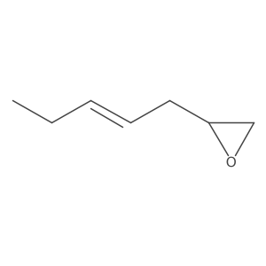 2-(Pent-2-en-1-yl)oxirane结构式