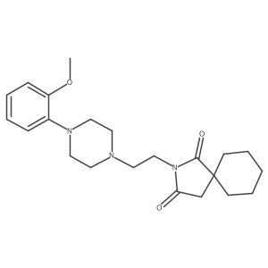 2-(2-(4-(2-Methoxyphenyl)piperazin-1-yl)ethyl)-2-azaspiro[4.5]decane-1,3-dione结构式