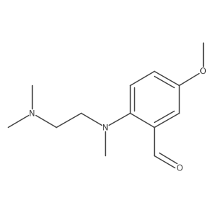 2-((2-(Dimethylamino)ethyl)(methyl)amino)-5-methoxybenzaldehyde结构式