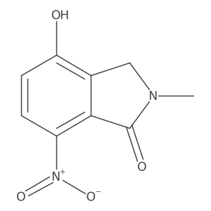4-Hydroxy-2-methyl-7-nitro-2,3-dihydro-isoindol-1-one Structure
