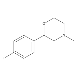 (2R)-2-(4-fluorophenyl)-4-methylmorpholine Structure