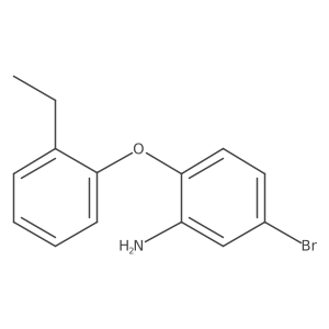 5-Bromo-2-(2-ethylphenoxy)aniline结构式