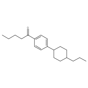 trans-1-[4-(4-Propylcyclohexyl)phenyl]-1-pentanone Structure