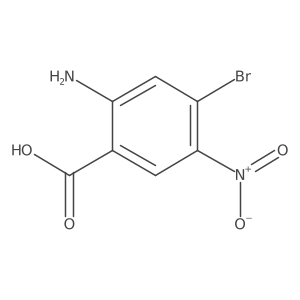Benzoic acid, 2-amino-4-bromo-5-nitro- Structure