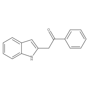 2-(2-Indolyl)-1-phenylethanone Structure