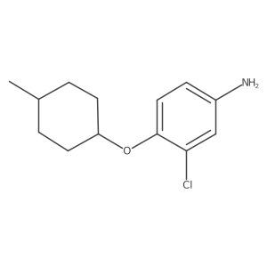 3-Chloro-4-[(4-methylcyclohexyl)oxy]benzenamine结构式
