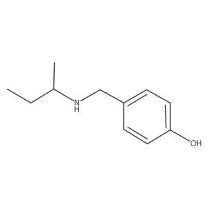4-{[(Butan-2-yl)amino]methyl}phenol Structure