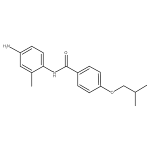 N-(4-Amino-2-methylphenyl)-4-isobutoxybenzamide结构式