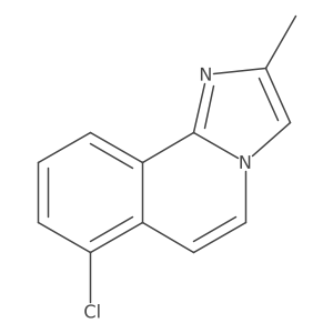 7-Chloro-2-methylimidazo[2,1-a]isoquinoline结构式