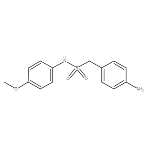 COc1ccc(NS(=O)(=O)Cc2ccc(N)cc2)cc1结构式