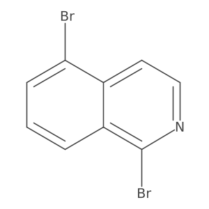 1,5-Dibromoisoquinoline结构式