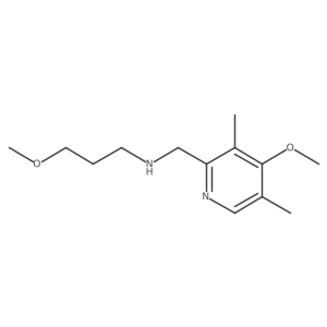 4-Methoxy-N-(3-methoxypropyl)-3,5-dimethyl-2-pyridinemethanamine结构式