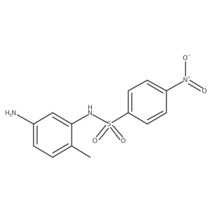 N-(5-amino-2-methylphenyl)-4-nitrobenzene-1-sulfonamide Structure