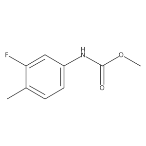 (3-Fluoro-4-methyl-phenyl)-carbamic acid methyl ester结构式