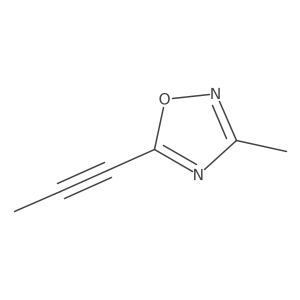 3-Methyl-5-(1-propyn-1-yl)-1,2,4-oxadiazole Structure