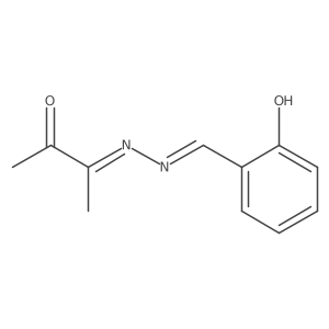 2-Hydroxybenzaldehyde 2-(1-methyl-2-oxopropylidene)hydrazone Structure