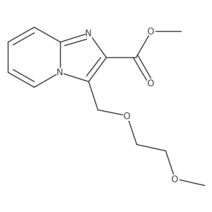 Methyl 3-[(2-methoxyethoxy)methyl]imidazo[1,2-a]pyridine-2-carboxylate结构式