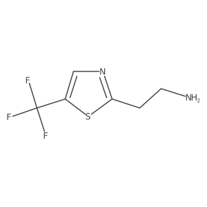2-[5-(Trifluoromethyl)-1,3-thiazol-2-yl]ethan-1-amine Structure