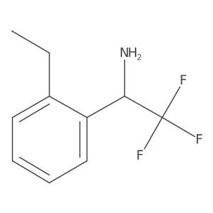 (1R)-1-(2-ethylphenyl)-2,2,2-trifluoroethanamine Structure