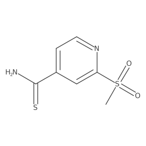 2-Methanesulfonylpyridine-4-carbothioamide Structure