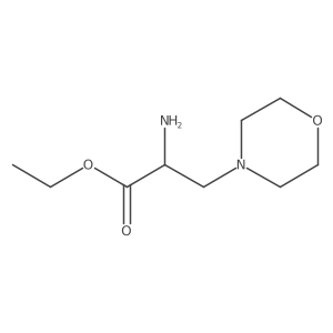 Ethyl 2-amino-3-(morpholin-4-YL)propanoate Structure