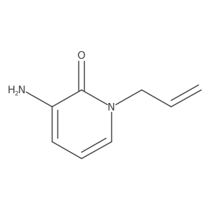 3-Amino-1-(prop-2-en-1-yl)-1,2-dihydropyridin-2-one结构式